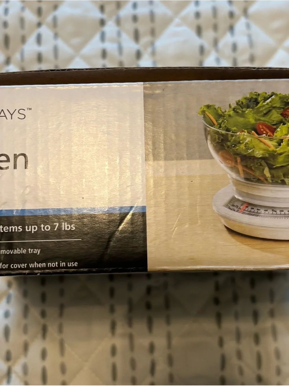 Mainstays White  Kitchen Scale